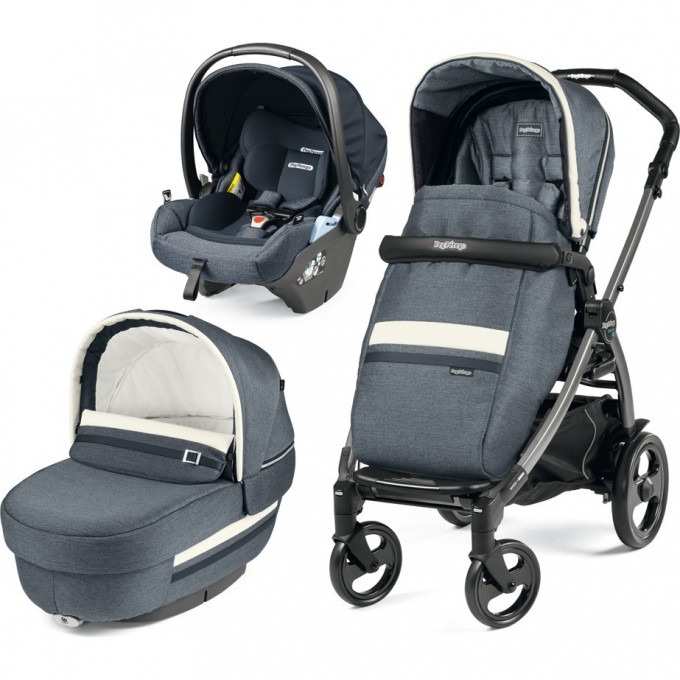 Коляска 3 в 1 PEG-PEREGO BOOK 51 ELITE LOUNGE LUXE MIRAGE PACK00-00000000196