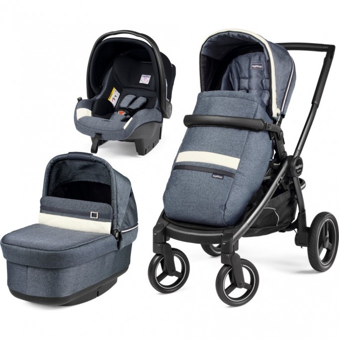 Коляска 3 в 1 PEG-PEREGO TEAM POP-UP SL LUXE MIRAGE PACK00-00000000177