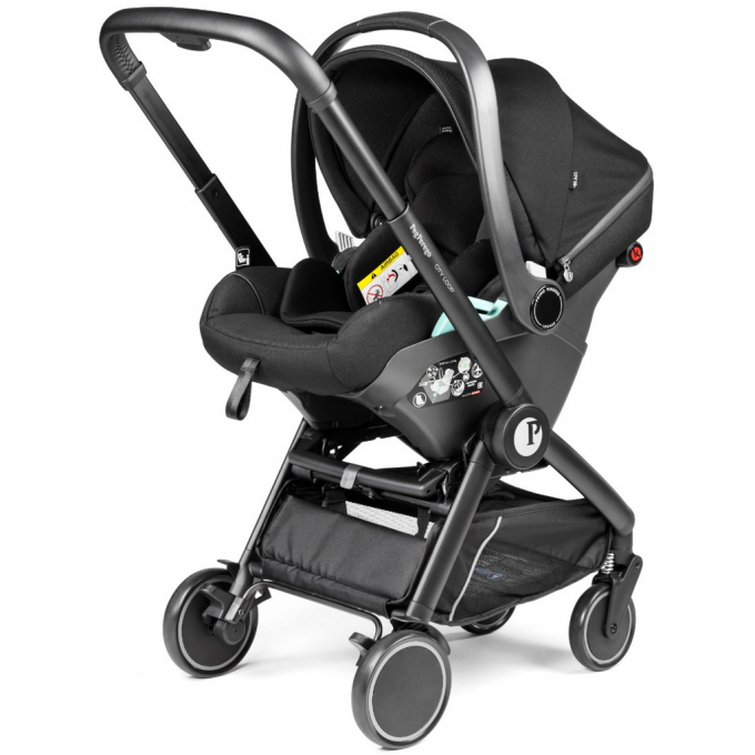 Коляска-автокресло PEG PEREGO CITY LOOP LOUNGE TrueBlack PACK-000030-000008 Коляска-автокресло PEG PEREGO CITY LOOP LOUNGE TrueBlack PACK-000030-000008